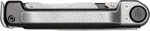 Vista 4 de Gerber Gear Armbar Scout Multiherramienta 7 en 1 - Hoja de borde liso de 2.5 pulgadas, martillo, tijera, sierra, equipo EDC - Onyx