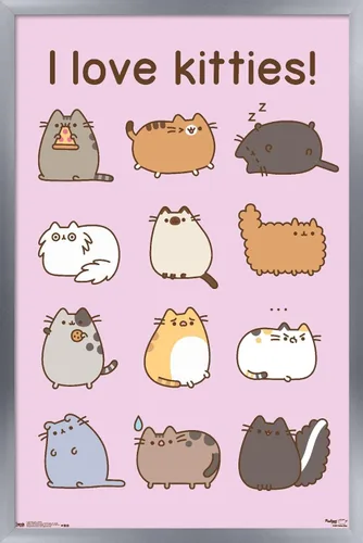 Vista 13 de Trends International Pusheen - Póster de pared de gatitos, 22.375 x 34 pulgadas, versión premium sin marco