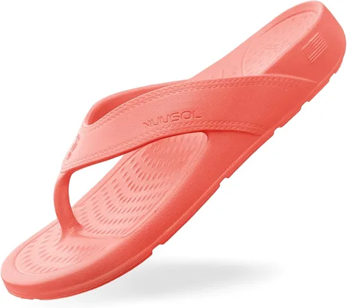 Vista 11 de NUUSOL Sandalias unisex en cascada; calzado antideslizante para senderismo/fascitis plantar; cojín suave, ligero y cómodo; soporte de arco y Negro
