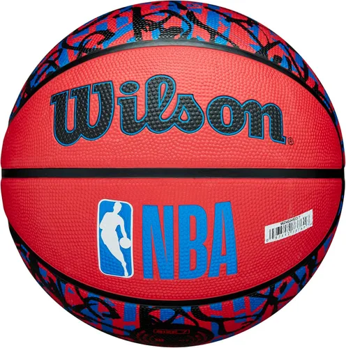 Vista 7 de Wilson NBA Team Balones de baloncesto con diseño de grafiti - Talla 7 - 29.5