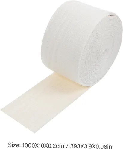 Vista 2 de Ipetboom 1roll Elastic Tubular Stockinette Bandage High Elasticity Cotton Sleeve for Dressing and Support for Wrapping Wrists Convenient