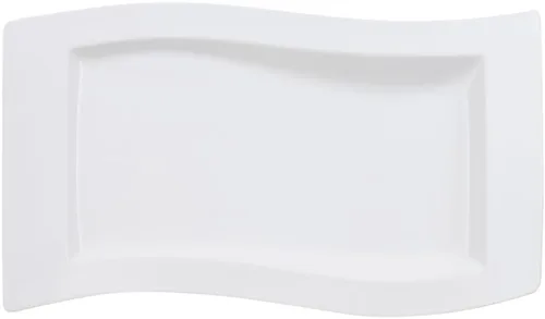 Vista 10 de Villeroy & Boch New Wave - Plato llano, 10.5 pulgadas, color blanco
