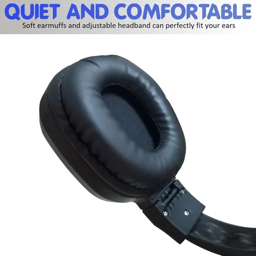 Vista 4 de SWDSTP Auriculares de radio FM personales portátiles con buena recepción, pantalla LED, orejeras suaves, radio FM para caminar, trotar, reunión