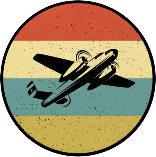 Vista 3 de Vintage Retro Airplane Gift Idea Aviation Man Personalised PopSockets Swappable PopGrip