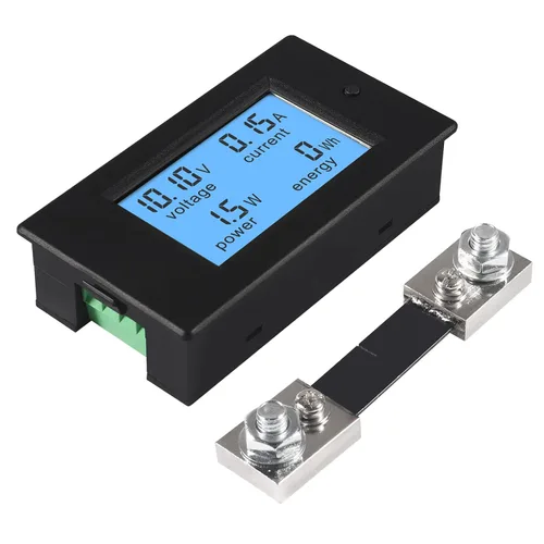 Vista 2 de DC 6.5-100V 0-100A 12V 24V 36V 48V 60V 72V Volt Amp Watt Medidor Pantalla LCD Digital Voltaje de corriente Medidor de energía Multímetro Amperímetro