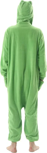Vista 9 de SimZoo Pijama de animal para adultos, disfraz de cosplay de animales para hombres y mujeres, ropa de dormir unisex de una sola pieza