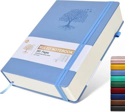 Vista 12 de Ansopu Cuaderno de puntos, 360 páginas numeradas, cuadrícula de puntos, de 8.5 x 11 pulgadas, papel de punto de 3.53 oz/m², tapa dura gruesa