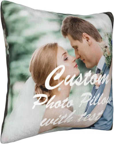 Vista 9 de Almohada de terciopelo personalizada para regalos personalizados, 16 x 16 pulgadas, almohada con estampado de letras temáticas de Halloween