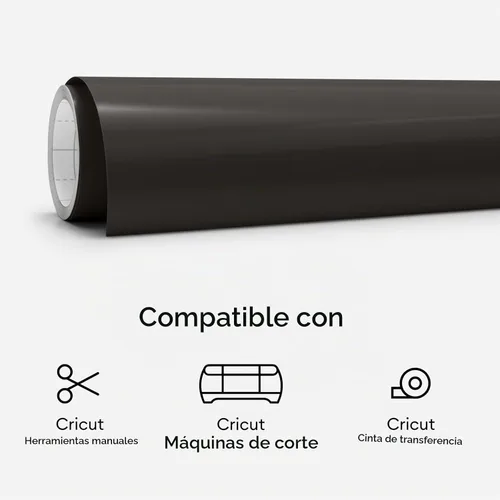 Vista 6 de Cricut Vinilo negro de alta calidad a granel – Permanente