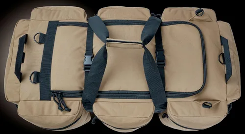 Vista 28 de Bolsa de lona militar grande de 100 L, bolsa de lona para despliegue, equipo deportivo, bolsa de equipaje de viaje con correas desmontables para AT
