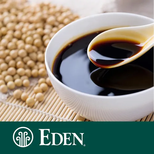 Vista 6 de Eden Salsa de soja orgánica Tamari, fermentada naturalmente a partir de soja sin OMG de EE. UU., sin gluten, 10 onzas