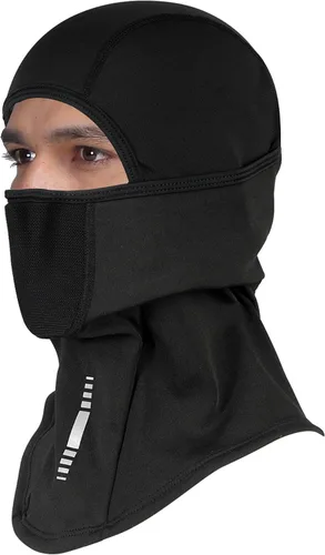 Vista 8 de Pasamontañas para invierno, forro polar, máscara térmica de esquí, resistente al viento, a prueba de polvo, transpirable, bandana para snowboard