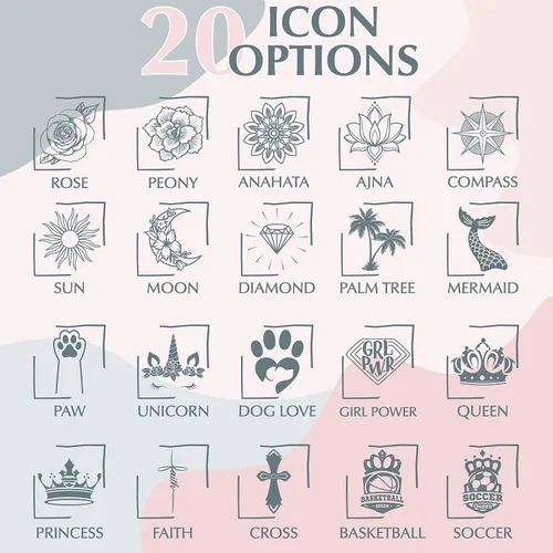 Vista 2 de Botella de agua para niños, botella de agua personalizada con tapa de popote y nombre grabado, 18 onzas, 20 iconos, 20 fuentes, 8 colores, regalos