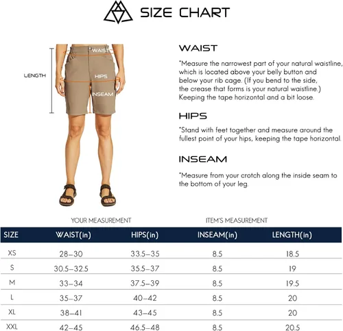 Vista 7 de Haimont Women's Quick Dry Hiking Shorts Lightweight Stretch Travel Camping Casual Shorts