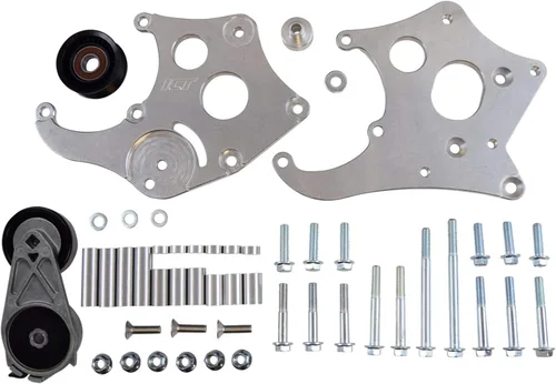 Vista 6 de ICT Billet Kit de soporte para compresor de aire acondicionado compatible con LS Corvette - Sanden 508 A/C LS AC GTO 551474-1