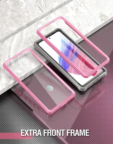 Vista 4 de Poetic Guardian - Funda para Samsung Galaxy A53 5G (2022) [probada contra caídas de grado militar de 6 pies], protector de pantalla integrado que