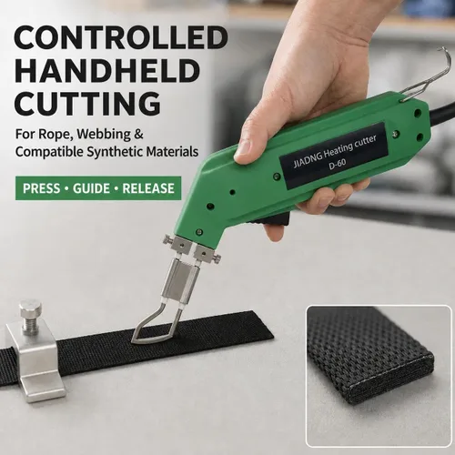Vista 9 de Sellador térmico eléctrico del cortador de la cuerda de nylon del cuchillo