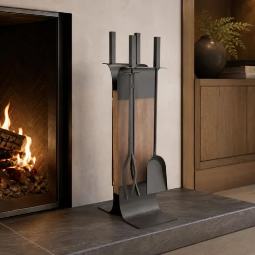 Vista 2 de Pilgrim Home and Hearth 18094 Stanton - Juego de herramientas para chimenea (4 piezas)