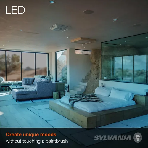 Vista 5 de Sylvania LED Flood PAR38 - Bombilla azul eficiente, 9 W, no regulable, 5 años, base mediana E26, 1 paquete (40830)
