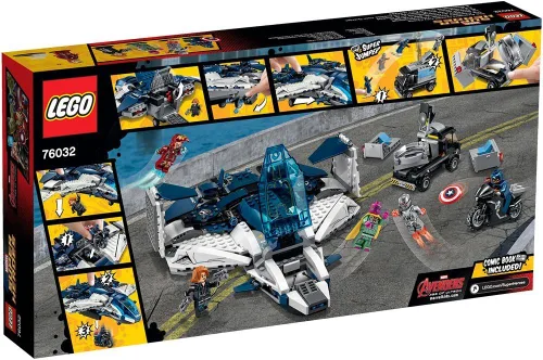 Vista 2 de LEGO Marvel Super Heroes Los Vengadores Quinjet City Chase Set PN 76032