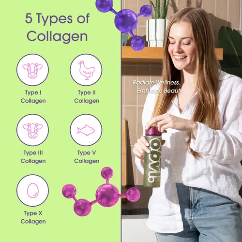 Vista 5 de Obvi Colágeno Greens Superalimento en polvo orgánico con colágeno, probióticos para la salud intestinal, piel, cabello, uñas Sin gluten, cero