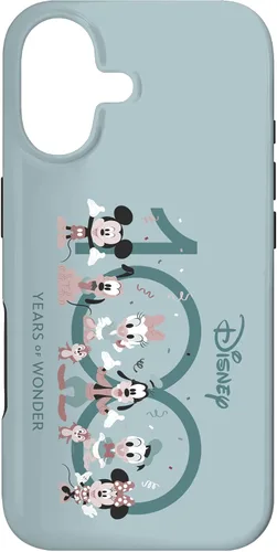 Vista 32 de Funda para iPhone 16 Disney 100 años de Wonder Mickey & Pals Muted Cute D100
