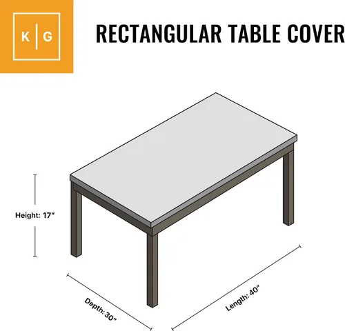 Vista 3 de Funda resistente para muebles de exterior, fundas cuadradas y rectangulares impermeables con rejillas de ventilación de aire, para otomanas, mesas
