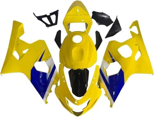 Vista 14 de Kit de carenado para Suzuki GSXR600 GSXR750 K4 2004 2005, carenados de inyección de plástico ABS, kit de carrocería BodyKit-Negro Strong & Durable