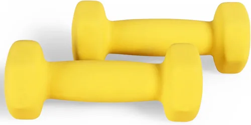 Vista 3 de Fitvids Neoprene Dumbbell Hand Weights, Anti-Slip, Anti-roll, Hex Shape Colorful, Pair or Set with Stand