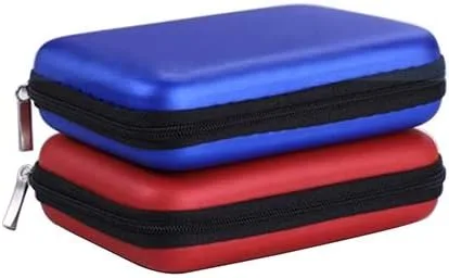 Vista 5 de Mini protector caso cubierta bolsa para 2,5 pulgadas USB disco duro externo HDD unidad de disco duro rojo