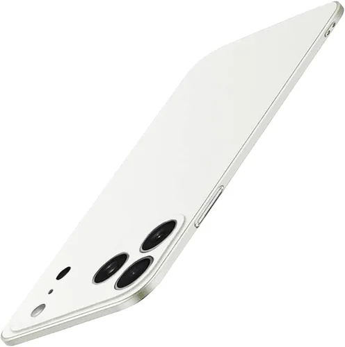 Vista 27 de Casechics Compatible con iPhone, Funda de Lujo Mate de PC Duro Ajuste Delgado Ultra Delgada Ligera Protección de Lente de Cámara Funda Suave a Negro