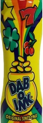 Vista 2 de Dab-O-Ink Una docena de bingo amarillo de 4 oz Dauber