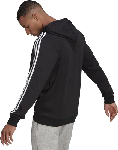 Vista 3 de adidas Men's Essentials 3-Stripes French Terry Hoodie