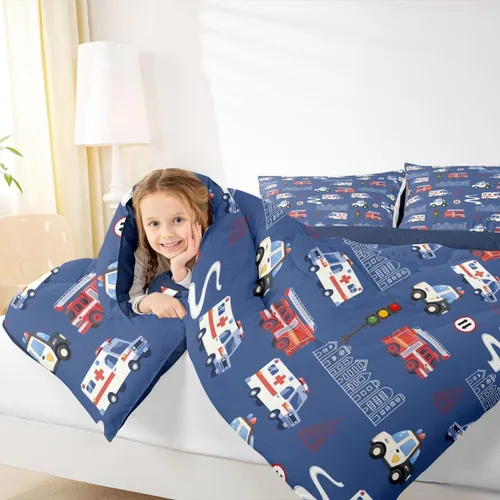 Vista 43 de Homewish Juego de edredón de juegos deportivos de pelota, tamaño twin, juego de ropa de cama de béisbol y baloncesto, 2 piezas para niños