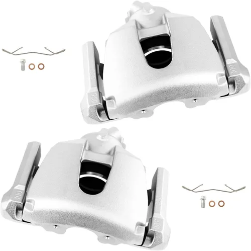 Vista 32 de cciyu 18B4918A Pinza de freno delantera derecha con soporte para Cadillac, para Chevy, para GMC