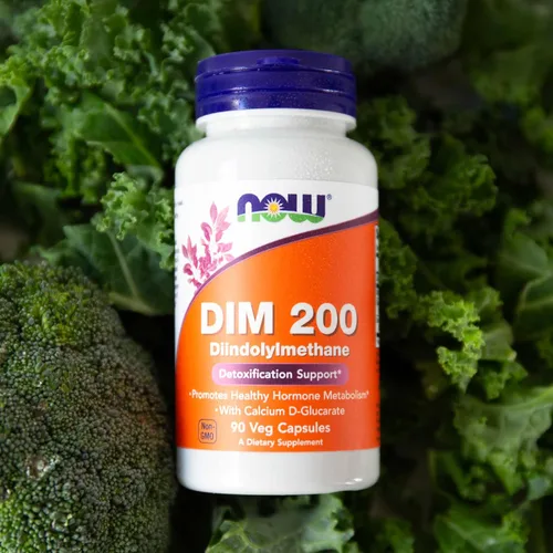 Vista 7 de NOW Foods Suplementos, DIM 200 (diindolilmetano) con D-glucarato de calcio, 90 cápsulas vegetales