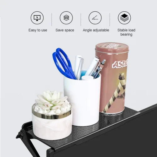 Vista 2 de Park TV - Estante superior para Apple TV, soporte para monitor, estante de router ajustable para caja multimedia, consola de juegos, enrutador