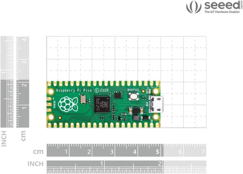 Vista 5 de Raspberry Pi Pico Flexible Microcontrolador Board basado en el procesador Raspberry Pi RP2040 de doble núcleo ARM Cortex M0+, 3 piezas