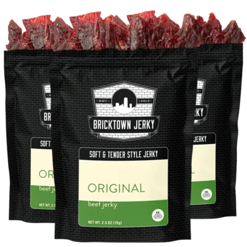 Vista 9 de Honey Pepper Soft and Tender Style Best Beef Jerky - Paquete de 3 - Prueba nuestra carne seca de res suave de mejor sabor - 7.5 onzas en total.