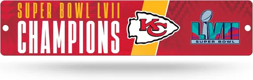 Vista 14 de Rico Industries All Sports Champions Plastic 4" x 16" Street Sign