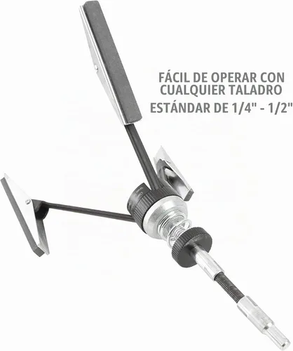 Vista 3 de OEMTOOLS 25041 Bruñidor Desglazeador de Cilindro de Motor Ajustable, Herramienta de Bruñido con 3 Piedras de Grano Medio de 4 Pulgadas, Compatible