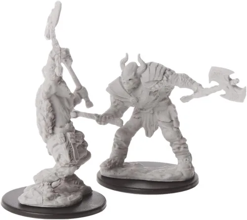 Vista 5 de Pathfinder Deep Cuts Unpainted Miniatures: Wave 3: Half-Orc Macho Bárbaro