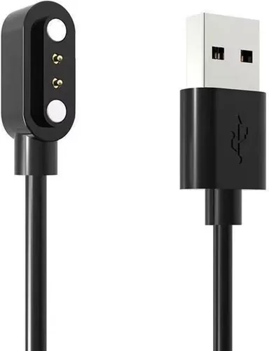 Vista 8 de Paquete de 2 cargadores de reloj inteligente con cable de carga de datos USB universal de 2 pines, cargador magnético compatible