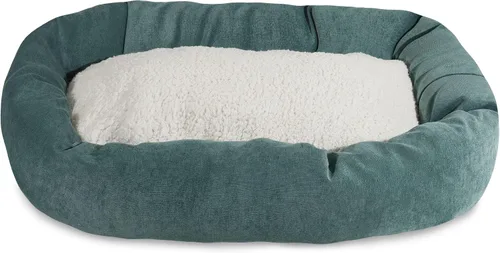 Vista 7 de Cama para perro de 24 pulgadas Apple Villa Collection Sherpa Bagel