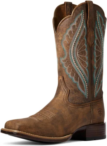 Vista 8 de Ariat - Botas redondas con diseño de Patriot Broche de jengibre/ojos azules bebé
