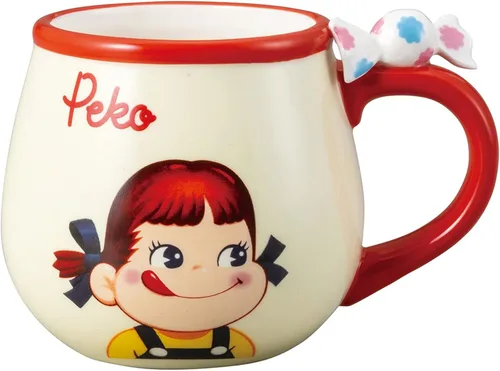 Vista 5 de Fujiya SAN3548 Peko-chan - Taza facial, 11.8 fl oz (11.8 fl oz)