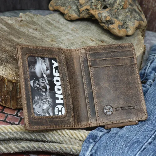 Vista 28 de HOOEY Cuero Bi-Fold Hombre, Hands-Up- Estampado Nómada, Talla única, 2812937