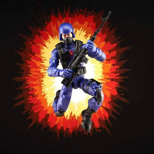 Vista 4 de G.I. Joe Retro Cobra Trooper (Cobra Enemy) - Figura de acción exclusiva de 3.75 pulgadas