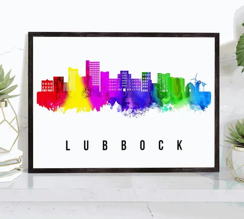 Vista 31 de Generic Póster de Albuquerque Skyline New Mexico, 12 x 18 pulgadas, perfecto para sala de estar, dormitorio, oficina