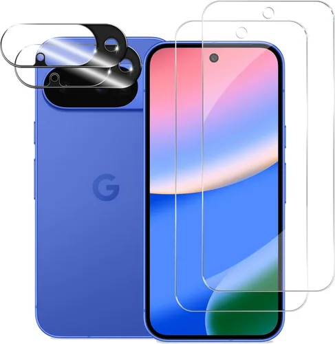Vista 9 de BIGFACE Protector de pantalla de vidrio templado para Pixel 9 + protector de lente de cámara [2 + 2 unidades]